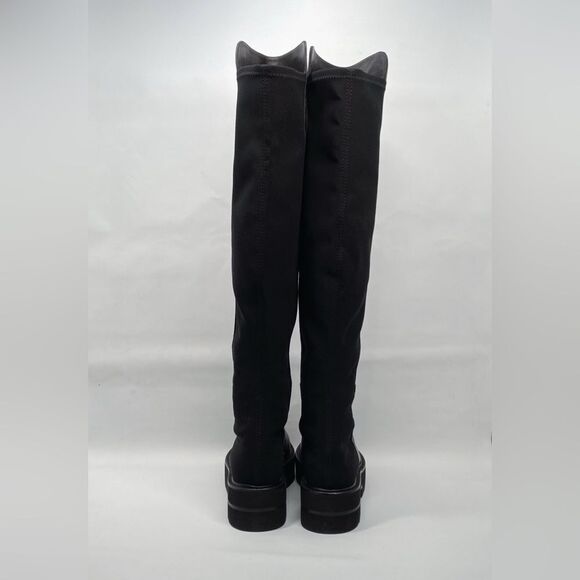 Stuart Weitzman 5050 Over-The-Knee Leather Combat Boots size 4.5 - Picture 8 of 16